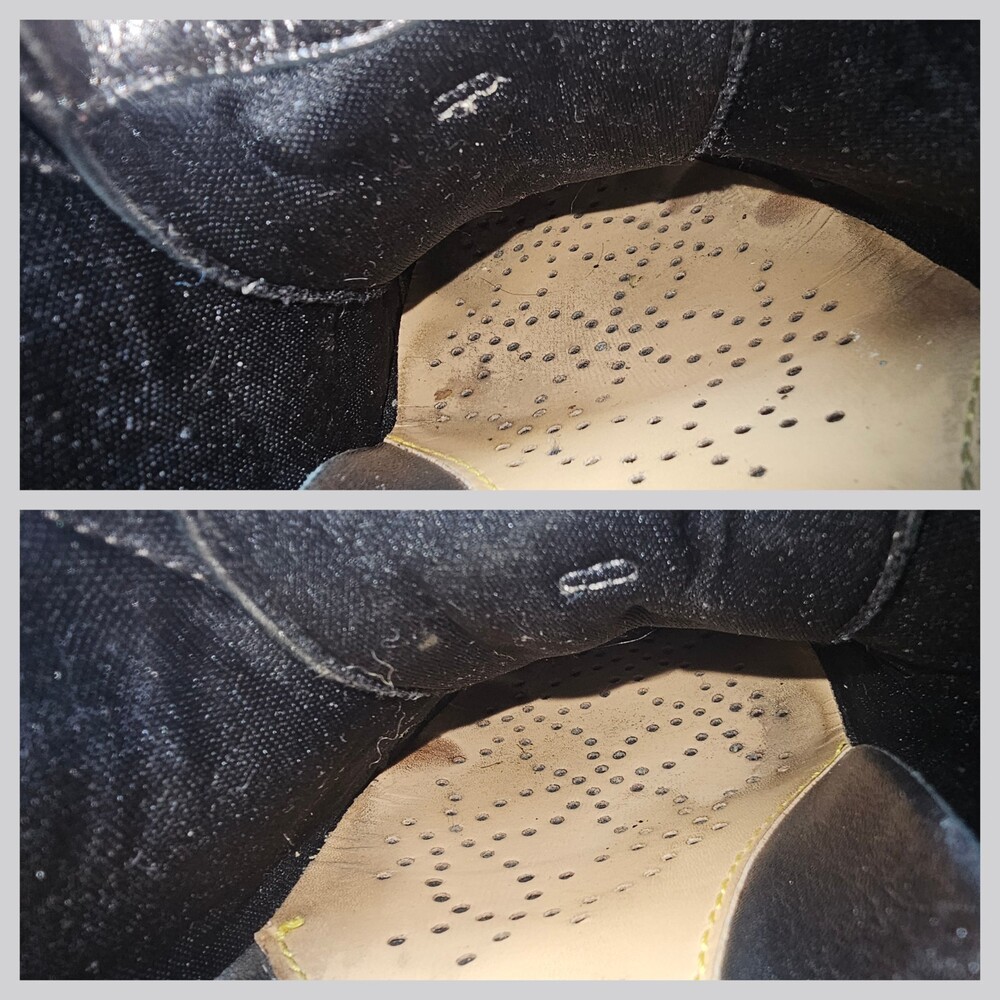 Louis Vuitton Silver Metallic Monogram Tennis Stitch Sneakers Sz EU 36.5 US 6.5 - Picture 13 of 15